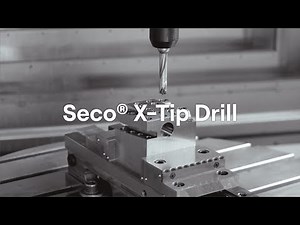 Watch the Seco X-Tip drill in action: fast, precise, and built for any material