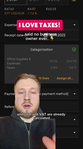 Track receipts early and generate reports anytime. #taxseason #accounting