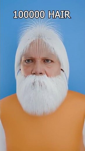 Narendra Modi (prime minister) 1 hair to 100,000 in satisfying 3D animation. ✨#narendramodi #shorts