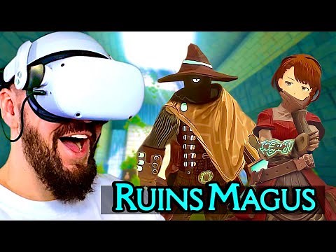 Ruins Magus VR Quest 2 Gameplay - First Impressions and Boss Fight