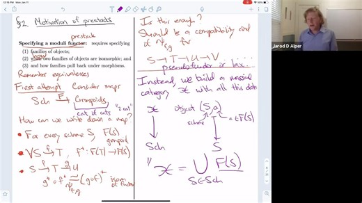 Lecture 3： Groupoids and prestacks