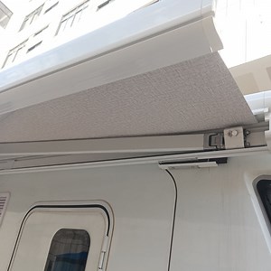 [Hot Item] Retractable Vinyl PVC Camper Trailer Caravan Awning with Light