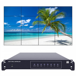 Video Wall Controller 4X4 (4K60) – ISEEVY Video Wall Controller, HDMI VGA SDI Video Encoder Decoder, Video Processor