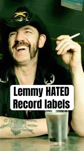 Lemmy HATED record labels #lemmy #motorhead #fyp #music #heavymetal #rock