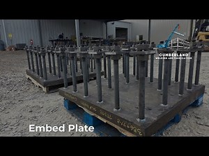 How We Fabricate Embed Plates | Cumberland Welding & Fabrication