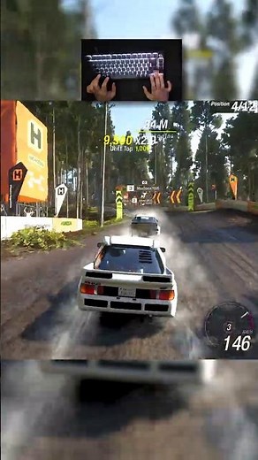 Playing Forza Horizon 6 on a Keyboard hits different 🔥