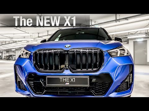 New BMW X1 - in Portimao Blue. Exterior Showcase