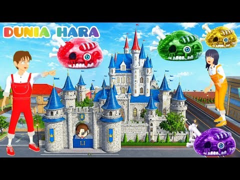 Yuta Escapes the Bloody Squishy Dumpling 😱 | Mio Turns the House Into a Giant Castle | Dunia Hara...