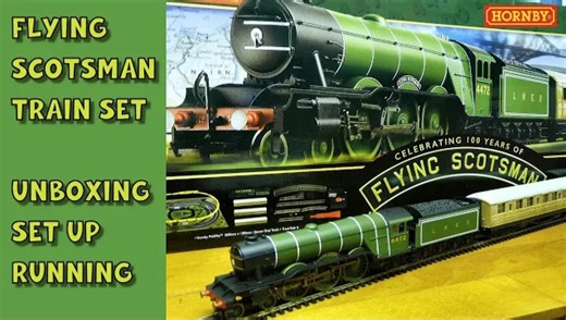 Hornby Flying Scotsman Train Set | Unboxing, Set Up & Running