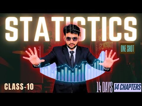 Statistics Class 10 One Shot 📊 | Boards 2026 | 14 Days 14 Chapters Series