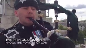 A Piper from the Irish Guards, who was wounded in Afghanistan, will play the pipes at the Somme service held to remember all those who fought and died at the battle 100 years ago. Lance Corporal Richie Spence, 24, will have the honour of playing the lament at the end of an all-night vigil and service at Westminster Abbey commemorating the centenary of the Battle of the Somme on Friday 1 July. Read more: http://bit.ly/29bE9Eh Video: LCpl Spence rehearsing for his historic role. | British Army