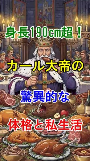 [Roman Emperor] Over 190cm tall! Charlemagne's incredible physique and private life #History #Wor...