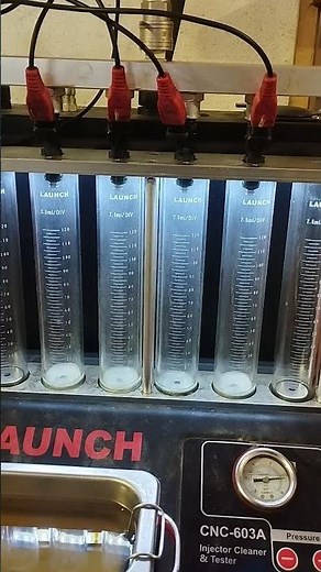 Testing injectors on a stand