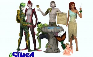 【模拟人生4】自汉化人鱼大修2.0适配1.113事业与爱好DLC游戏mod必备模组SpinningPlumbobs ExpandedMermaids-模拟只因人生-模拟只因人生-哔哩哔哩视频