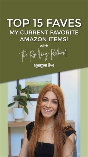 Watch Top 15 Amazon Favorites! on Amazon Live