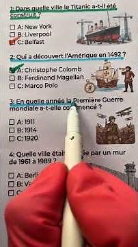 Quiz de culture générale 🧠 | Teste tes connaissances !