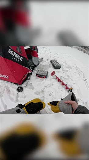 Insulated Drill Case and EZ Auger System for Ice Fishing