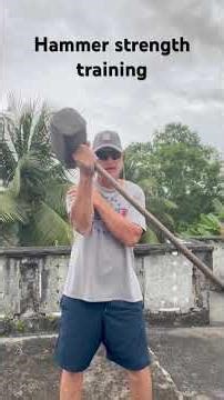 Hammer strength training. Strengthening our shoulders and chest.