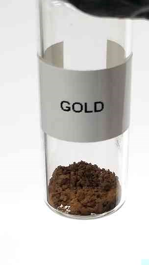 Making a pure gold bead