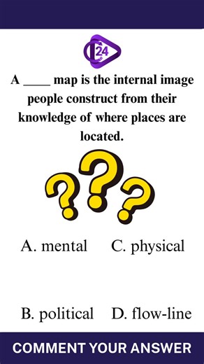 Olympiad by Class24 on Instagram: "A mental map is how we visualize locations based on what we know. 🌍 #MentalMap #VisualizeLocations #Geography #Mindset #Navigation"