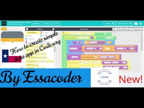 How to create simple data app in Code.org