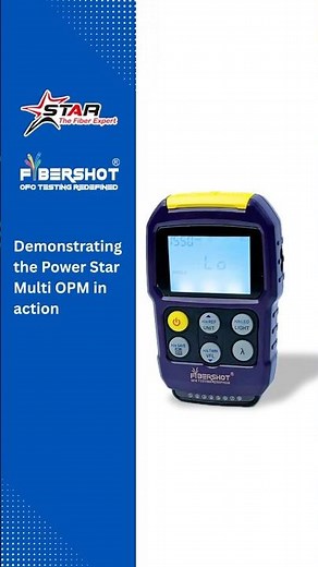 Power Star Multi Optical Meter| 4-in-1 Fiber Optic Testing tool🌐 #fiberoptics #fiberoptictools