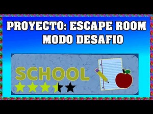 Roblox PROYECTO: ESCAPE ROOM SCHOOL [Guía Completa] [Modo Desafío] 🔑