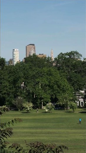 Hartford, CT Skyline from Elizabeth Park Sunrise Overlook