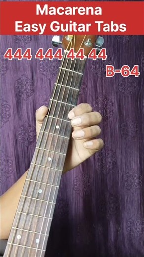 Macarena Guitar Lesson with Easy On-Screen Tabs! 🎸