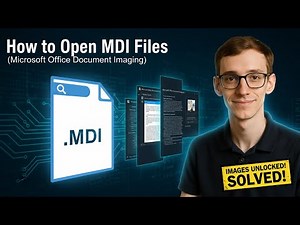 How to Open MDI Files (Microsoft Office Document Imaging)