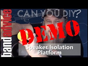 Testing Our DIY Speaker Isolation Platform | Band Advice TV