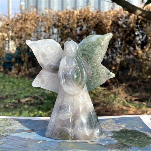 Natural Quartz Crystal Angel,hand-carved Angel,reiki Healing,home Decoration,mineral Specimen Gifts 1PC - Etsy