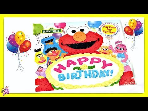 SESAME STREET ELMO "HAPPY BIRTHDAY!" - Read Aloud - Storybook for kids, children