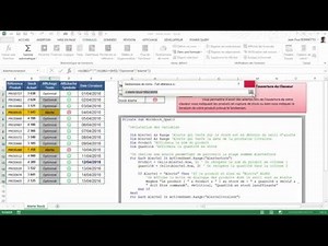 Excel VBA - Comment afficher des messages à l'ouverture d'un Classeur