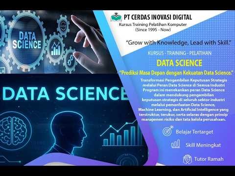 📊 KURSUS / TRAINING – DATA SCIENCE PROFESIONAL 🤖📈Data Science | Machine Learning | AI for Business
