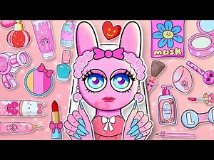 💖Paper DIY💖 Incredibox Sprunki Pinki ALL PINK Hair +Skincare + Makeup +Fashion Blind Bag Unboxing