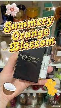 Summer Orange Blossom combo ! White floral lovers 🤍 #perfume #fragrance #fragrancereview #coconut