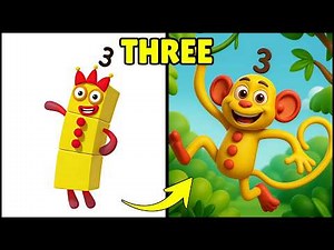 Numberblocks Characters Reimagined as Animals 🐾✨ | Fun Learning Adventure for Kids!