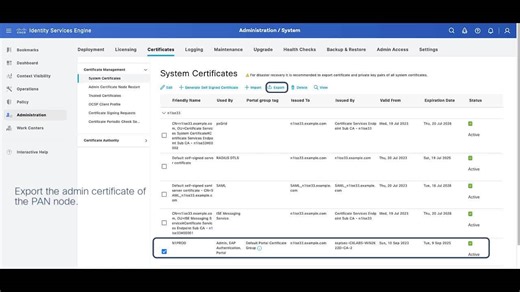 Implement and Troubleshoot Trustsec HTTPS-based - Cisco Video Portal