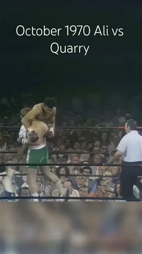 Ali's Return October 1970 Vs Jerry Quarry!!