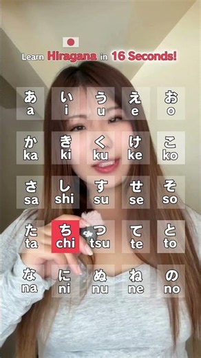 Learn Hiragana with a Song! 🎶🇯🇵 #learnjapanese