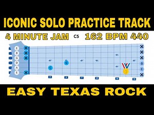 76.Guitar Solo Practice Track, Classic Rock Jam Track, 4-min jam backing track, 162 BPM, 440 Tuning.