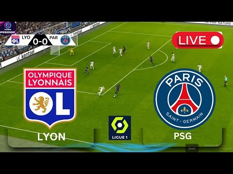 🔴 LIVE: PSG vs Lyon | Ligue 1 2025/26 | eFootball PES 2021 Full Match