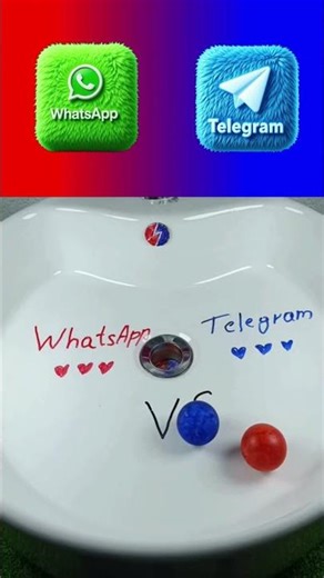 WhatsApp vs Telegram🟢🔵#whatsappstatus #telegram #usa