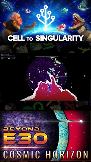 太陽から宇宙マイクロ波背景放射まで 「Cell to Singularity」 #Shorts
