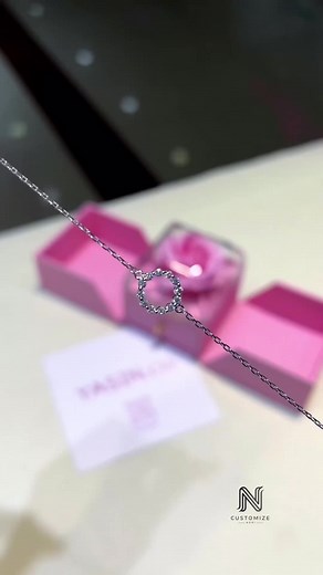 Symbolic Silver Nug Embedded Bracelet and Ring for Couples