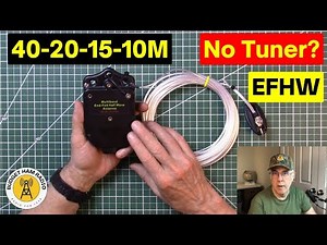 Will this EFHW for 40, 20, 15 and 10M work without a tuner?
