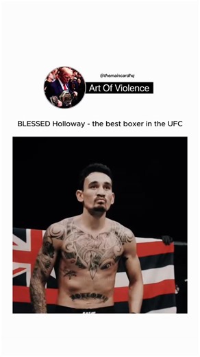 Dawgs only on Instagram: "Max “Blessed” Holloway doesn’t just stand and trade — he conducts chaos with rhythm. His stand-up game is a masterclass in controlled violence: endless volume, razor-sharp timing, and a gas tank that turns late rounds into his personal highlight reel. Every jab isn’t just a punch, it’s a probe — measuring reactions, pulling guards apart, setting traps three and four strikes ahead. What makes Max terrifying is how flashy his boxing looks while staying brutally efficient.