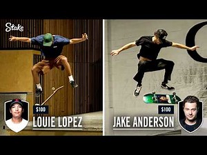 Pro Skateboarders Faceoff in a Game of SKATE | LOPEZ vs ANDERSON