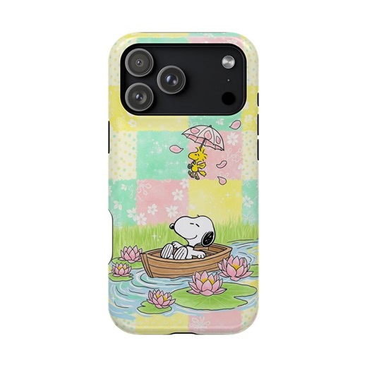 Snoopy Summer Theme Phone Case for iPhone 17 16 15 14 13 12 11 Pro Max, Magsafe Touch Case - Etsy
